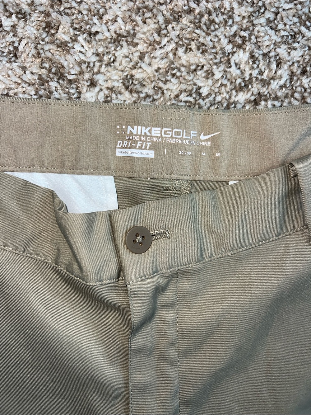 Nike Golf Men's Khaki Chinos Size 32 X 30 - Picture 7 of 10